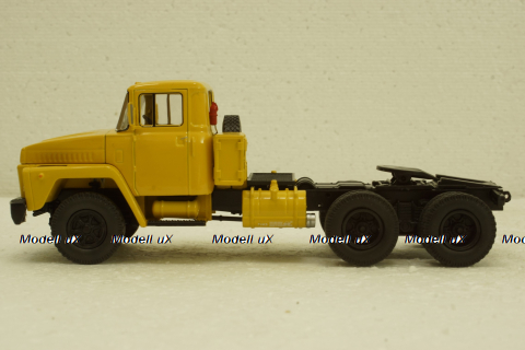 Краз-252 тягач 1980 желтый, Н779, Наш Автопром 1:43