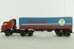 Камаз-5410 с п/прицепом с тентом , Элекон 1:43