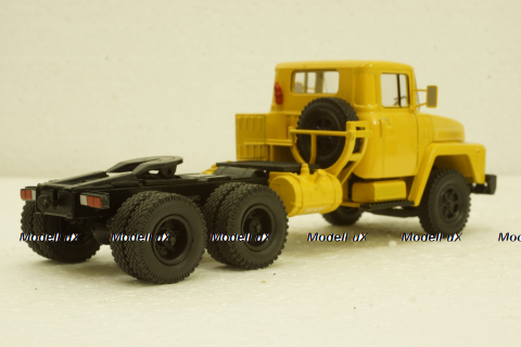 Краз-252 тягач 1980 желтый, Н779, Наш Автопром 1:43