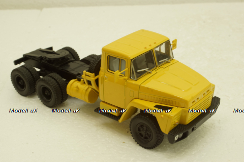 Краз-252 тягач 1980 желтый, Н779, Наш Автопром 1:43