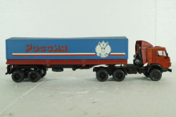 Камаз-5410 с п/прицепом с тентом , Элекон 1:43