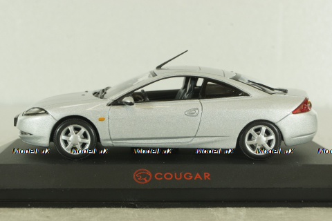 Ford Cougar 1998, silver, Minichamps 1:43 