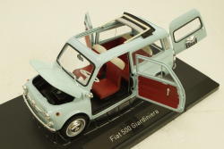 Fiat 500 Giardiniera 1964, blue, 187742, Norev 1:18