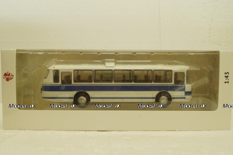 ЛАЗ-699Р (1981), бело/голубой, DEMPRICE 1:43 