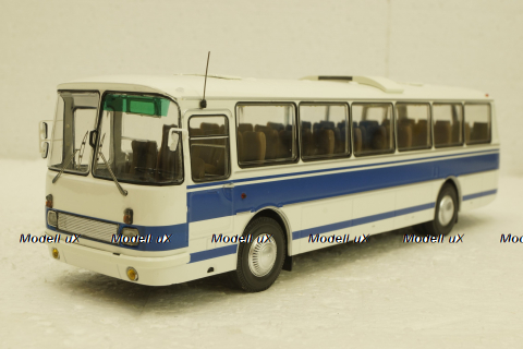 ЛАЗ-699Р (1981), бело/голубой, DEMPRICE 1:43 