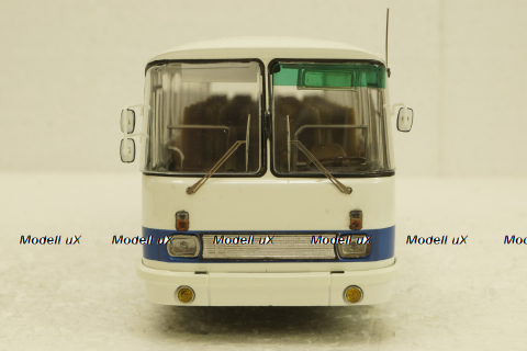 ЛАЗ-699Р (1981), бело/голубой, DEMPRICE 1:43 