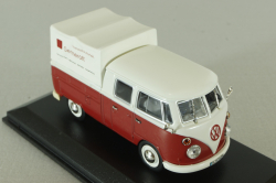 Volkswagen T1c Transporter Doka Germerott 24.10.1961, white/red,  #000/500, Norev 1:43