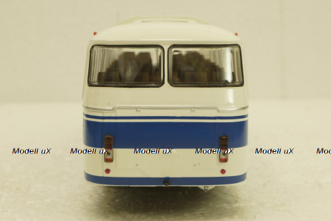 ЛАЗ-699Р (1981), бело/голубой, DEMPRICE 1:43 