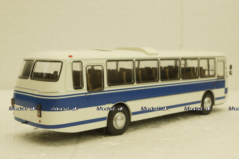 ЛАЗ-699Р (1981), бело/голубой, DEMPRICE 1:43 