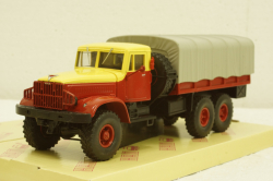 Краз-214Б Аварийная , красный/желтый, Н763, Наш Автопром 1:43