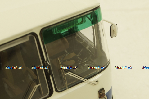 ЛАЗ-699Р (1981), бело/голубой, DEMPRICE 1:43 