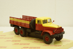 Краз-214Б Аварийная , красный/желтый, Н763, Наш Автопром 1:43