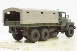 Краз-260 борт с тентом Хаки 1979г, Н290, Наш Автопром 1:43