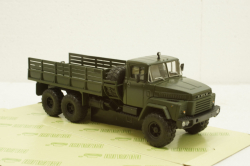Краз-260 борт с тентом Хаки 1979г, Н290, Наш Автопром 1:43