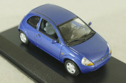 Ford Ka 1996, blue, Minichamps 1:43