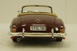 Mercedes 190SL (1955 - 1963) W121, red, B66040647, Norev 1:18