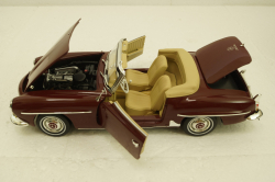 Mercedes 190SL (1955 - 1963) W121, red, B66040647, Norev 1:18