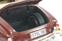 Mercedes 190SL (1955 - 1963) W121, red, B66040647, Norev 1:18