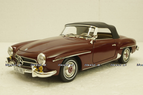 Mercedes 190SL (1955 - 1963) W121, red, B66040647, Norev 1:18