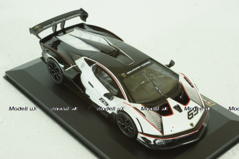 Lamborghini Essenza SCV N.63, white, BU41167W,  Burago 1:32