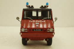 Steyr-Puch Haflinger Fire department red/grey, 450044300, Schuco 1:18