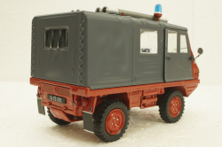 Steyr-Puch Haflinger Fire department red/grey, 450044300, Schuco 1:18
