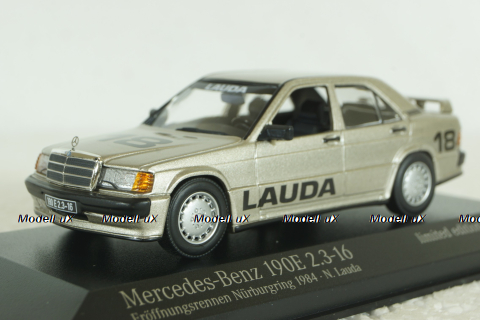 Mercedes  190E 2.3-16 Opening Race 1984 "Lauda", 943035604, Maxichamps/Minichamps 1:43