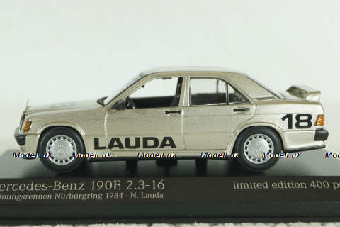 Mercedes  190E 2.3-16 Opening Race 1984 "Lauda", 943035604, Maxichamps/Minichamps 1:43