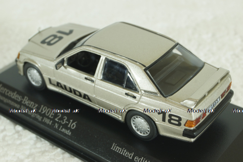 Mercedes  190E 2.3-16 Opening Race 1984 "Lauda", 943035604, Maxichamps/Minichamps 1:43