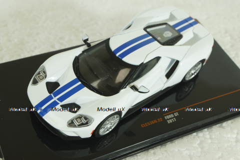 Ford GT, grey, hellcat, 2017, CLC536, IXO 1:43