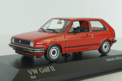 Volkswagen Golf II 1985, red, VW Golf, 943054103, Minichamps 1:43       