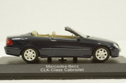 Mercedes CLK320 Cabriolet (A209) 2003 blue,  B66961967, Minichamps 1:43