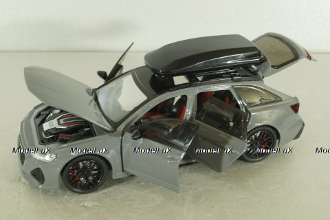 Audi RS6 Avant GT (C8) 2024, grey, 24492GR, CHE ZHI 1:24
