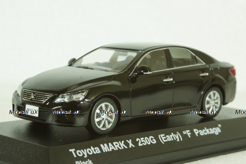Toyota Mark X 250G F Package, Early Version, 03637BK2, Kyosho 1:43