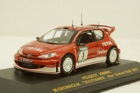 Peugeot 206 WRC #1 New Zealand Rally 2003 M.Gronholm-T.Rautiainen, Altaya 1:43