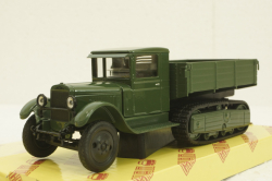 Зис-22, бортовой, зеленый, Н217, Наш Автопром 1:43