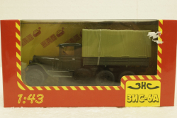 Зис-6А, борт с тентом. Хаки, Н221, Наш Автопром 1:43