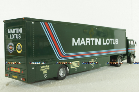Volvo F88, Martini-Lotus Racing, Race Transport, TTR025, IXO 1:43