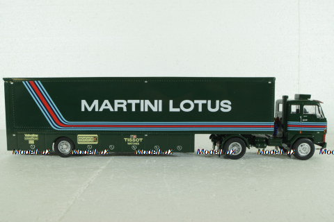 Volvo F88, Martini-Lotus Racing, Race Transport, TTR025, IXO 1:43