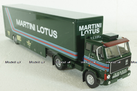 Volvo F88, Martini-Lotus Racing, Race Transport, TTR025, IXO 1:43