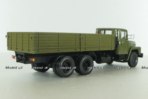 Краз-250 бортовой, хаки,  Легендарные грузовики СССР №63