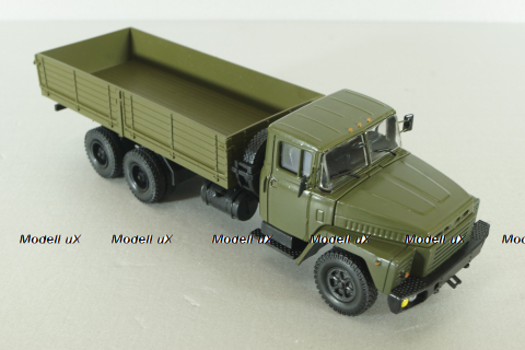 Краз-250 бортовой, хаки,  Легендарные грузовики СССР №63