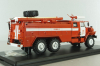 АЦ-7,5-40 пожарная автоцистерна на шасси Урал-4320 с бел. полосами, SSM1229, SSM 1:43