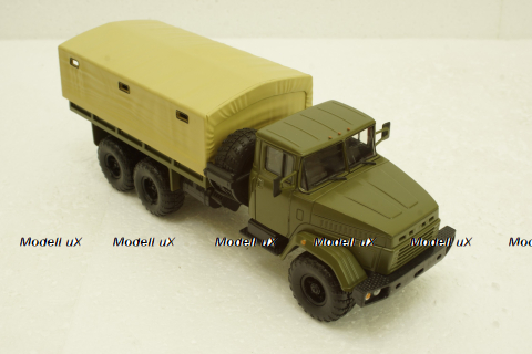 Краз-6322 бортовой с тентом, Легендарные Грузовики СССР №22, 1:43