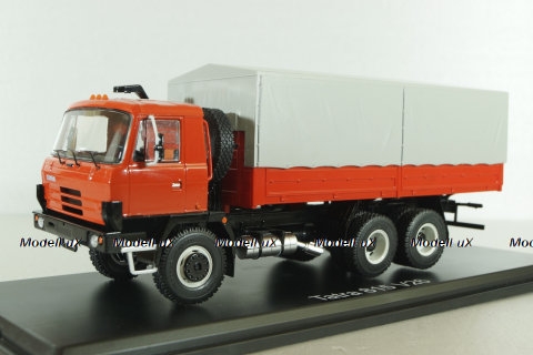 Tatra 815 V26 бортовой с тентом, red, SSM1539, SSM 1:43