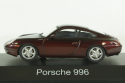 Porsche 996, dark red, 04343,  Schuco 1:43
