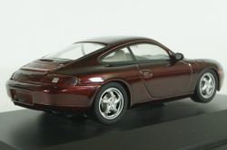 Porsche 996, dark red, 04343,  Schuco 1:43