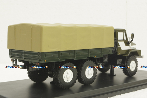Урал-4322, бортовой с тентом, SSM1221, SSM 1:43