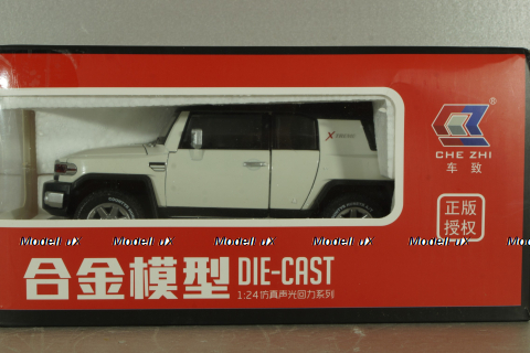 Toyota FJ Cruiser 2008, white, C4172, CHE ZHI 1:24