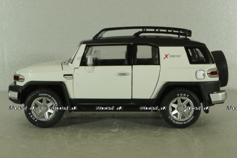 Toyota FJ Cruiser 2008, white, C4172, CHE ZHI 1:24